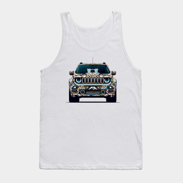 Jeep Renegade Tank Top by Vehicles-Art